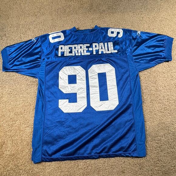 New York Giants Jason Pierre-Paul #90 Reebok NFL Jersey Size Large  Pre-Owned - Picture 3 of 6